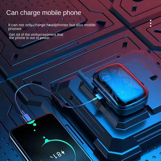 TWS Earbuds TWS Earphone Intelligente Touch Control Wireless Bluetooth-compatible Headphones Waterproof LED Display With Mic