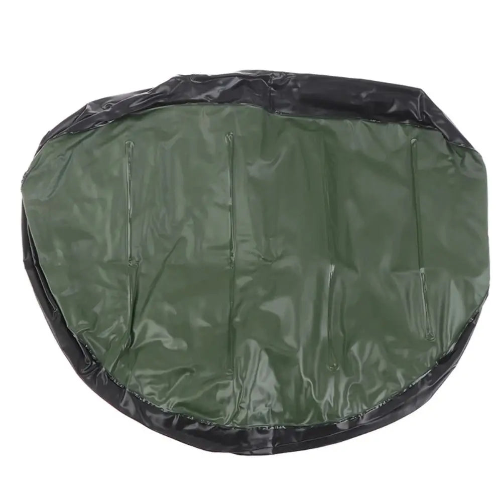 Waterproof Inflatable Seat Leakage-proof Water Sports Air Cushion Mat Green PVC Material Fishing Boat Cushion Kayak Accessories