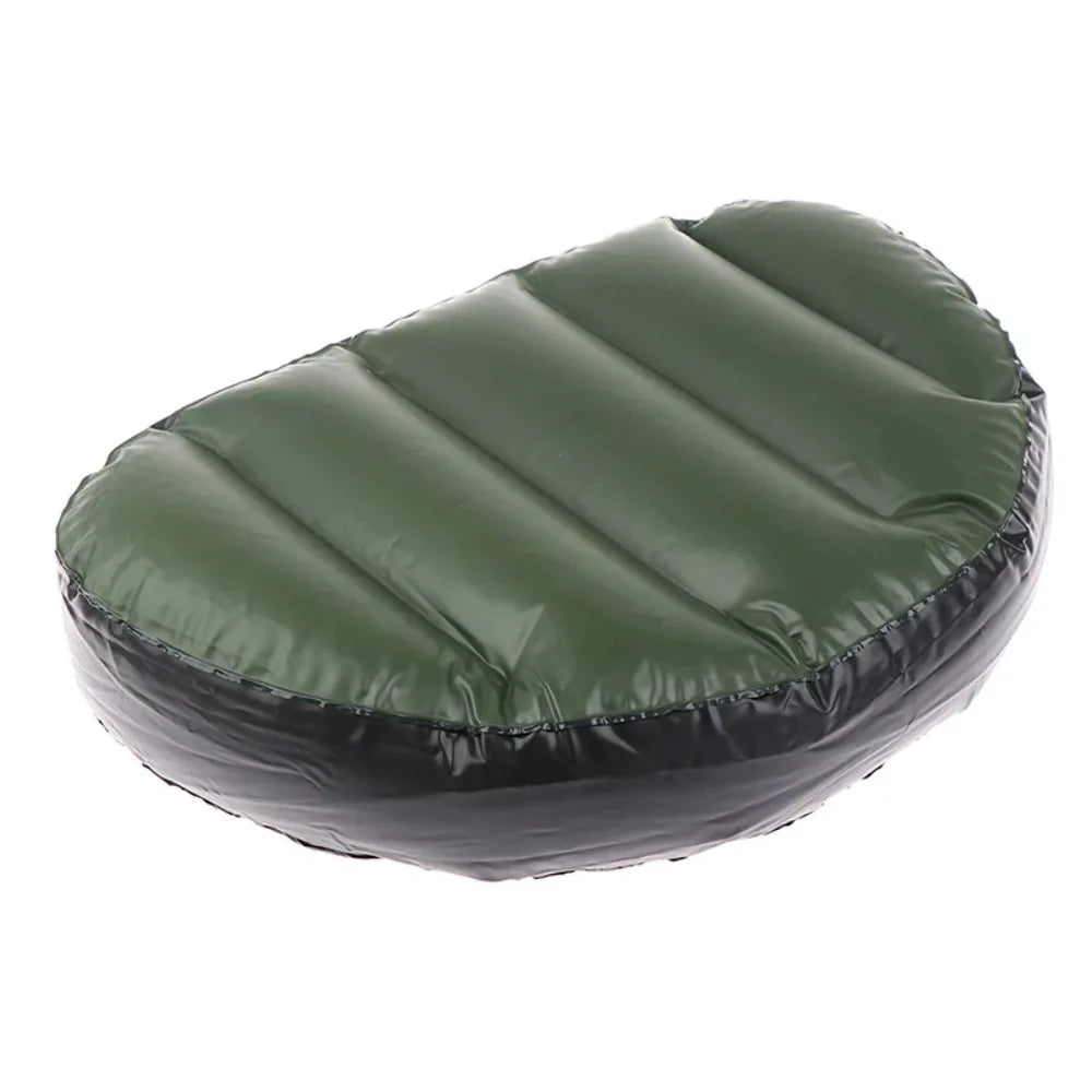 Waterproof Inflatable Seat Leakage-proof Water Sports Air Cushion Mat Green PVC Material Fishing Boat Cushion Kayak Accessories