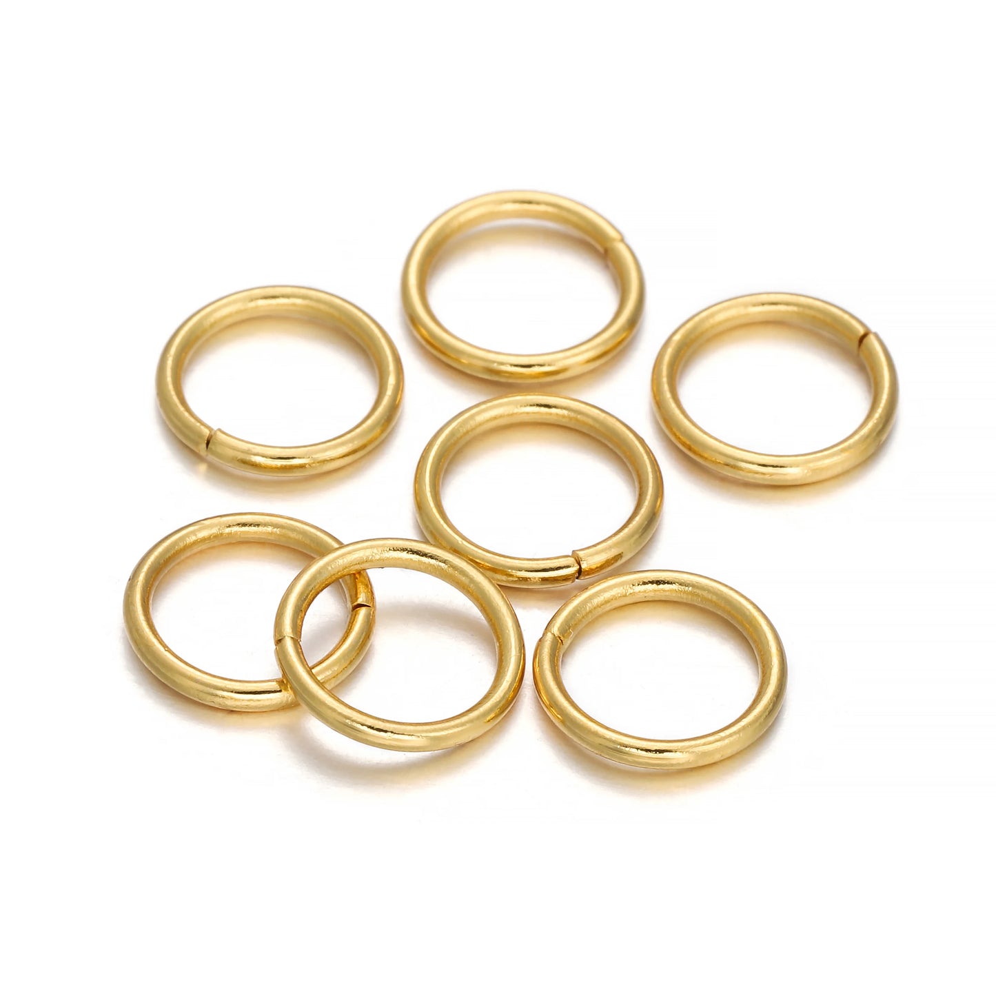 30-200Pcs 3-25mm Stainless Steel Split Ring Open Single Loops Jump Rings Connectors for DIY Jewelry Making Findings Accessories