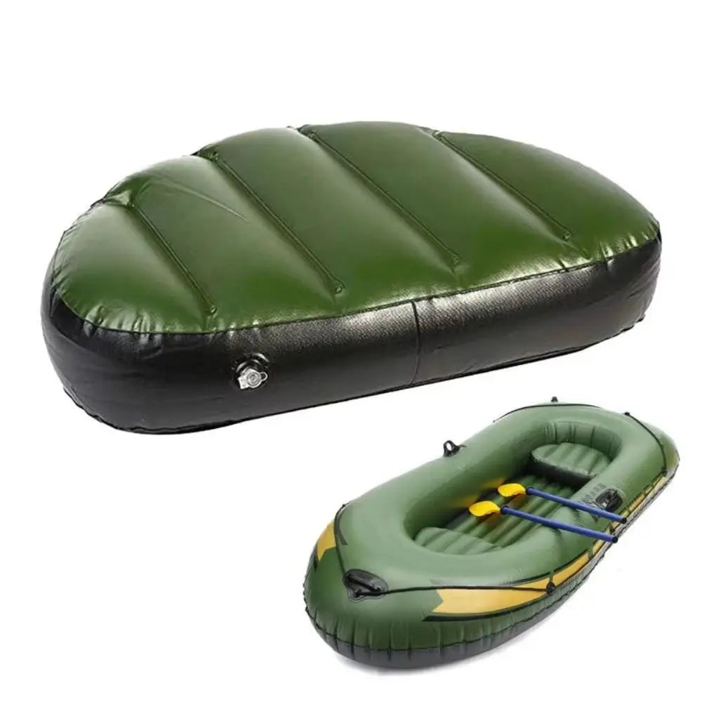 Waterproof Inflatable Seat Leakage-proof Water Sports Air Cushion Mat Green PVC Material Fishing Boat Cushion Kayak Accessories