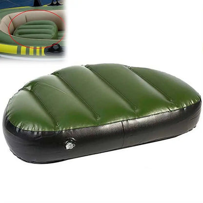 Waterproof Inflatable Seat Leakage-proof Water Sports Air Cushion Mat Green PVC Material Fishing Boat Cushion Kayak Accessories