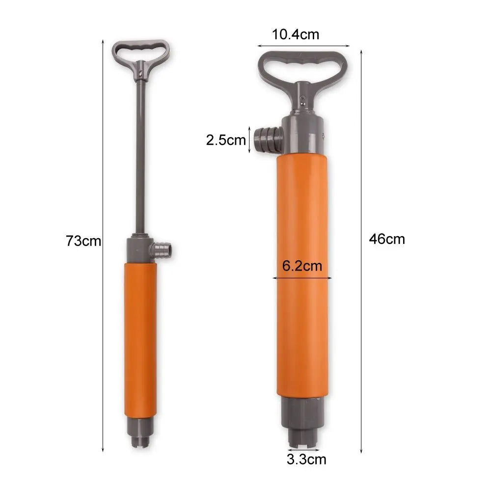 46CM Kayak Manual Pump Stretchable Portable Floating Hand Bilge Pump Easy To Use with Extension Tube Kayak Hand Drainage Pumps