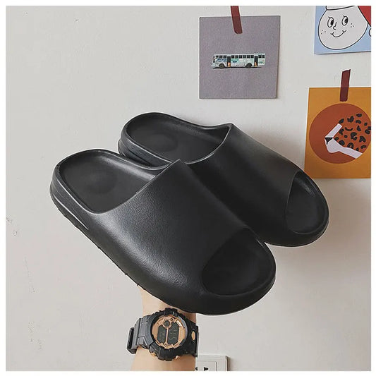 Men's Outdoor Non-Slip Soft-Soled Beach Slippers Eva Women's Lightweight Indoor Slippers