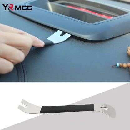 Car Trim Removal Tool Stainless Steel Durable Two-end Trim Removal Level Pry Tools Car Door Panel Audio Terminal Fastener Driver