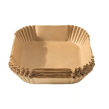 50/100pcs Square Silicone Oil Paper Mini Air Fryer Liner Suitable For Most Air Fryers Non Stick Air Fryer