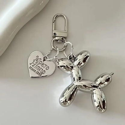 Fashion Keychain Punk Y2K Balloon Dog Keychains For Handbag Backpack Pendant Girl's Car Key Ring Key Chain Accessories
