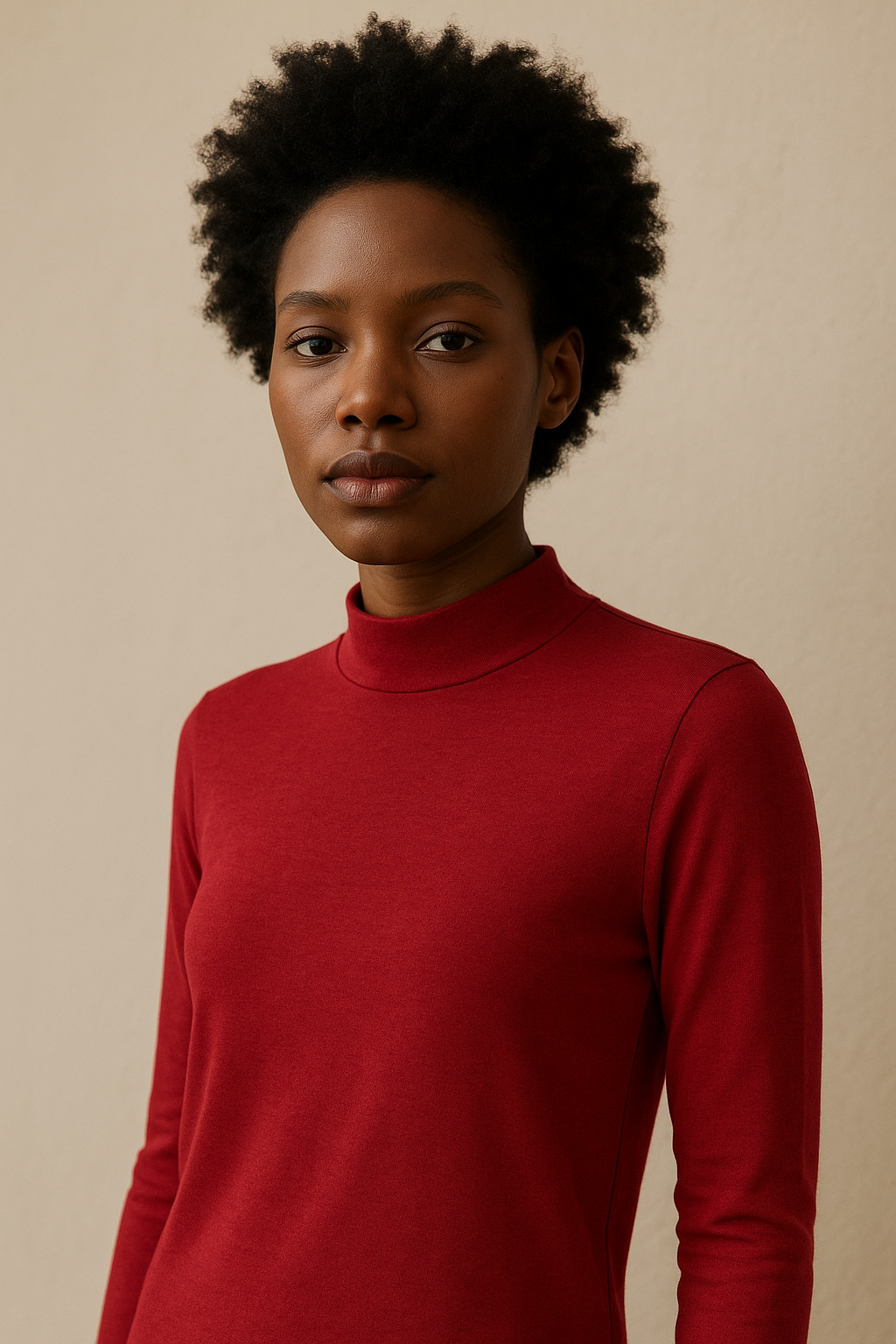 Autumn Winter Mock Neck Women Sweater Vintage Basic Solid Knitted Tops Casual Slim Pullover Korean Sweaters Simple Chic Jumpers