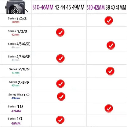 Silicone Strap for Apple watch Ultra Band 49mm 46mm 45mm 42mm 44mm 40mm 41mm correa bracelet belt iWatch series 10 9 8 6 7 5 SE