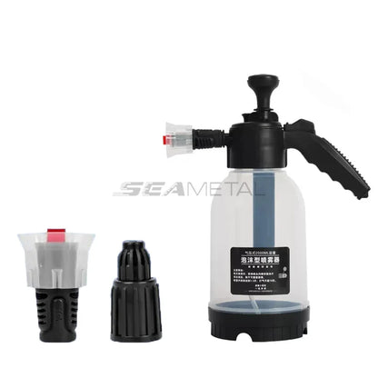 SEAMETAL 2L Car Wash Spray Bottle Foam Sprayer Hand Pump Foam Sprayer Car Air Pressure Spray Washer Auto Window Cleaning Tools