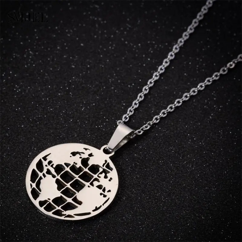 Sport Kayaking Pendant Neckalce Engraved Stainless Steel Jewelry for Women & Men Handmade Jewelry Surfing Boating Collares