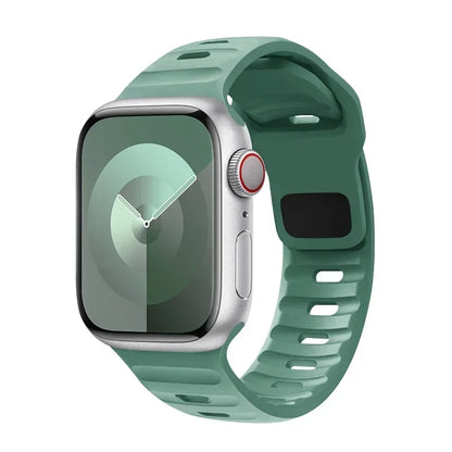 Silicone Sport Strap For Apple Watch Band 49mm 45mm 44mm 42mm 40mm 41mm 38 correa bracelet iwatch Series 9 8 7 6 5 4 3 se ultra