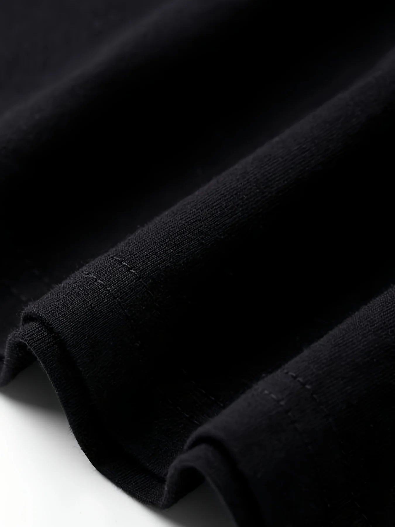 Men's Casual Black Cotton T-Shirt with "HUSTLE" Print - Short Sleeve, Round Neck, Machine Washable, Loose Fit