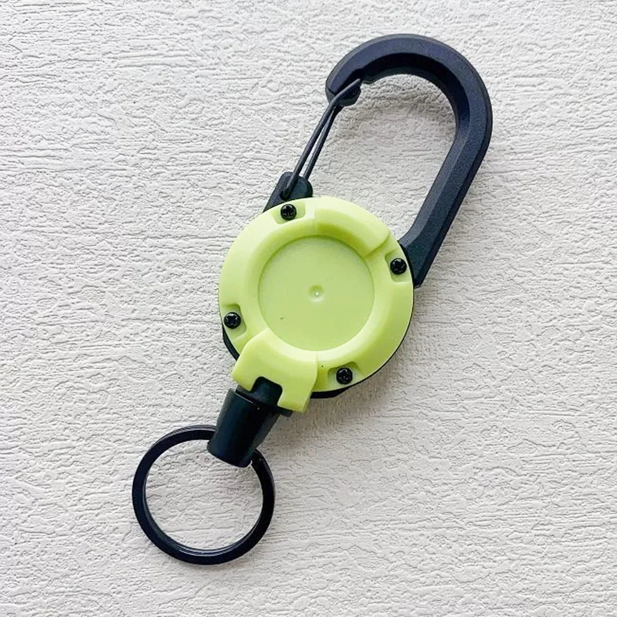 1/3Pcs Automatic Retractable Wire Rope Antitheft Easy-to-pull Buckle Rope Elastic Keychain Sporty Retractable Key Ring Anti Lost