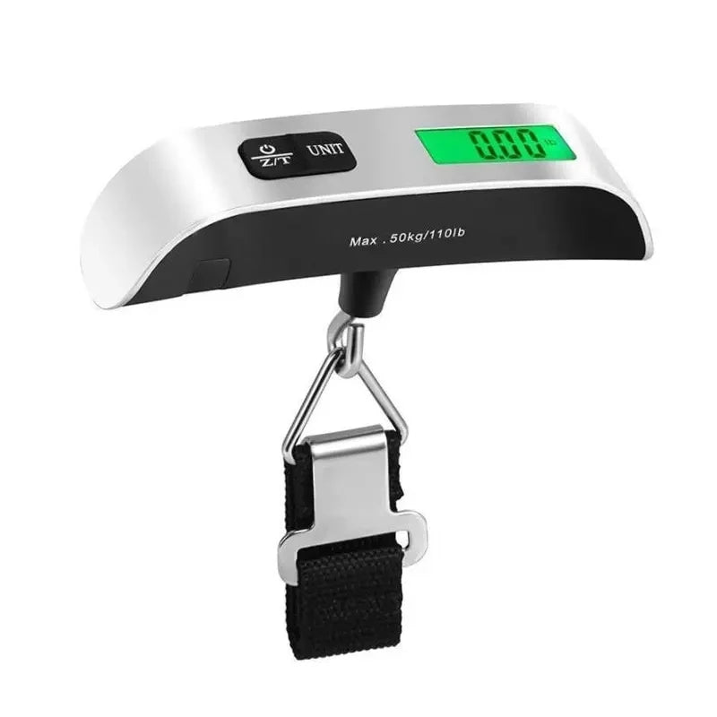 Digital LCD Display 110lb/50kg Electronic Luggage Hanging Suitcase Travel Weighs Baggage Bag Weight Balance Portable Scale Tool