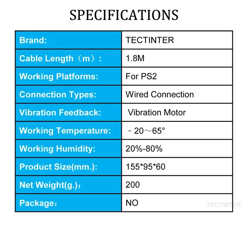 Wired Controller For SONY PS2 Gampad Remote For Playstation 2 Console Controle For PS2 Gamestick For PS2 Accessories