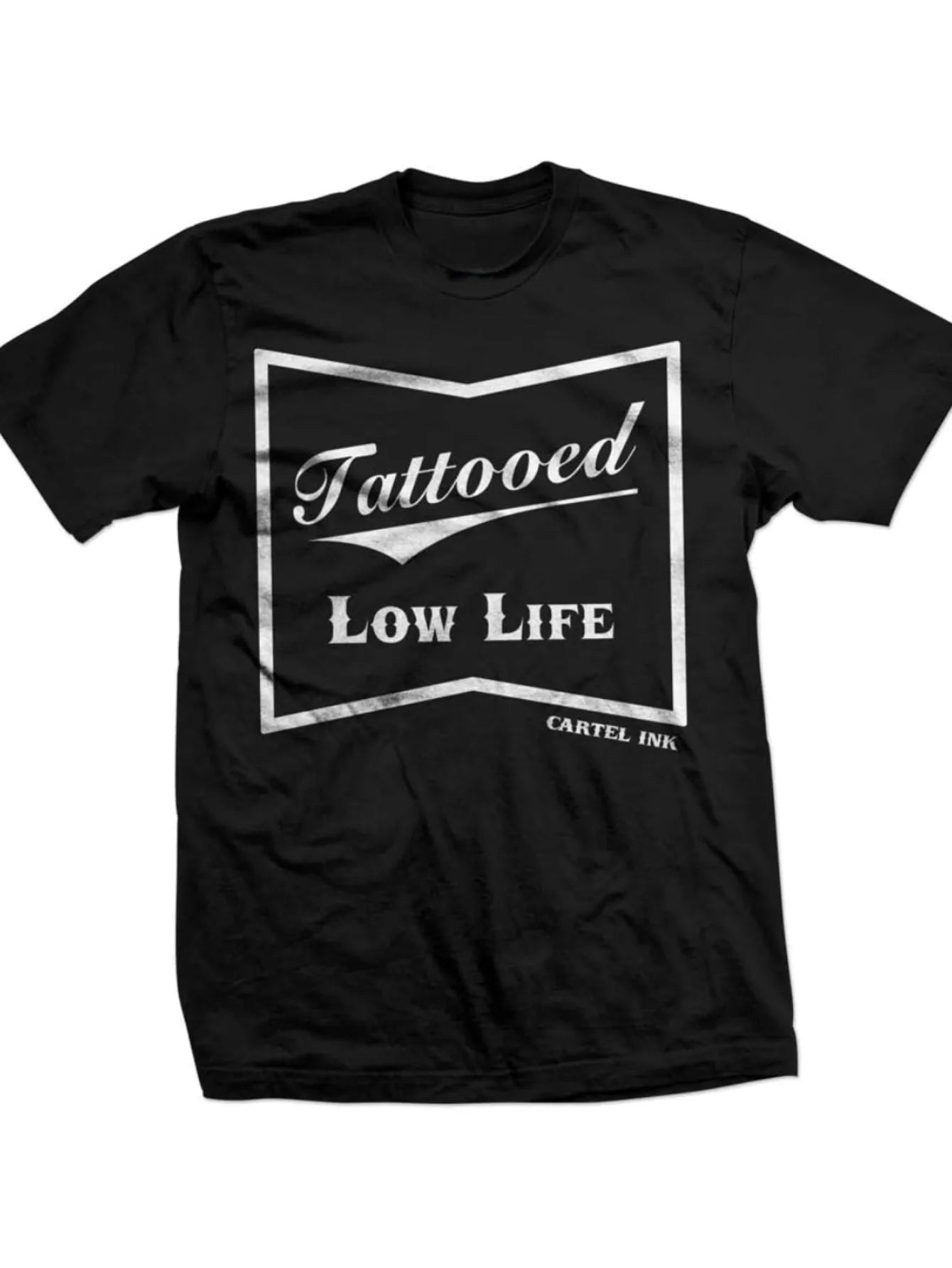 Cuttle Ink Tattoo Low Life Men'S T-shirt