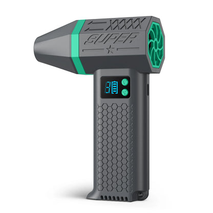 Mini Turbo Jet Fan Electric Air Duster with 3 Gear Adjustable 130000RPM Wind Speed 52m/s Car Computer Cleaning Blower Tool