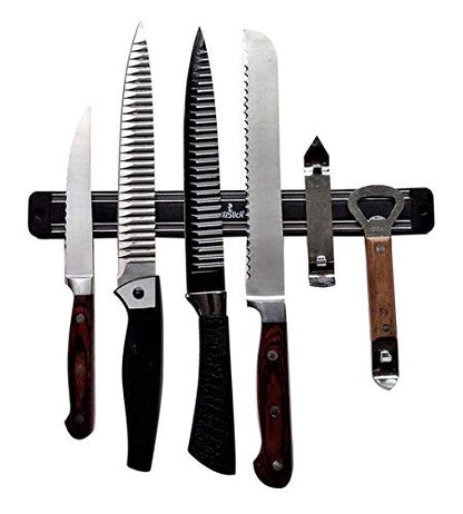 Magnetic Knife/Tool Rack - 4 Black