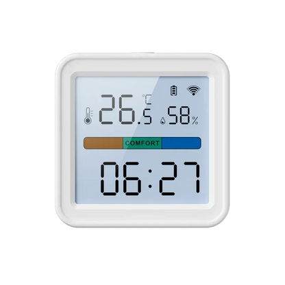 Tuya New WiFi Temperature Humidity Sensor Smart Life Backlight Hygrometer Thermometer Sensor Support Alexa Google Home Assistant