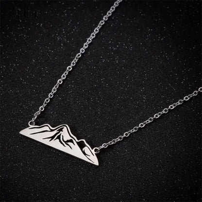 Sport Kayaking Pendant Neckalce Engraved Stainless Steel Jewelry for Women & Men Handmade Jewelry Surfing Boating Collares