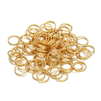 30-200Pcs 3-25mm Stainless Steel Split Ring Open Single Loops Jump Rings Connectors for DIY Jewelry Making Findings Accessories