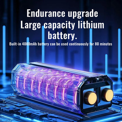 Mini Turbo Jet Fan Electric Air Duster with 3 Gear Adjustable 130000RPM Wind Speed 52m/s Car Computer Cleaning Blower Tool