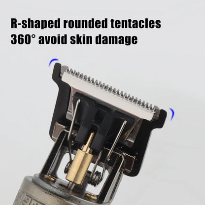 2025 T9 HairClipper Beard Shaving Body Hair Trimmer Clippers Electric Machine Men Haircut Machine 0mm Barber ShaverDragon Carved