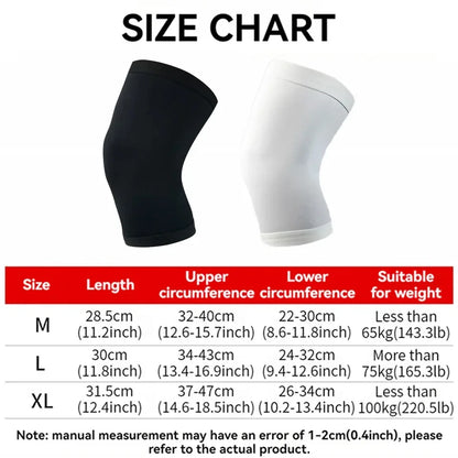1Pcs Basketball Sports Knee Pads Unisex Elastic Knitted  Compression Leg Warmers for Outdoor Running Cycling Mountaineering