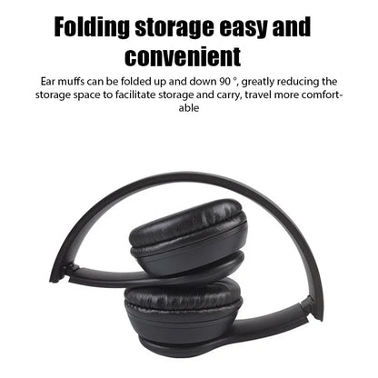 Stereo P47 Headset 5.0 Bluetooth Headset Folding Series Wireless Sports Game Headset for HuaWei XiaoMi