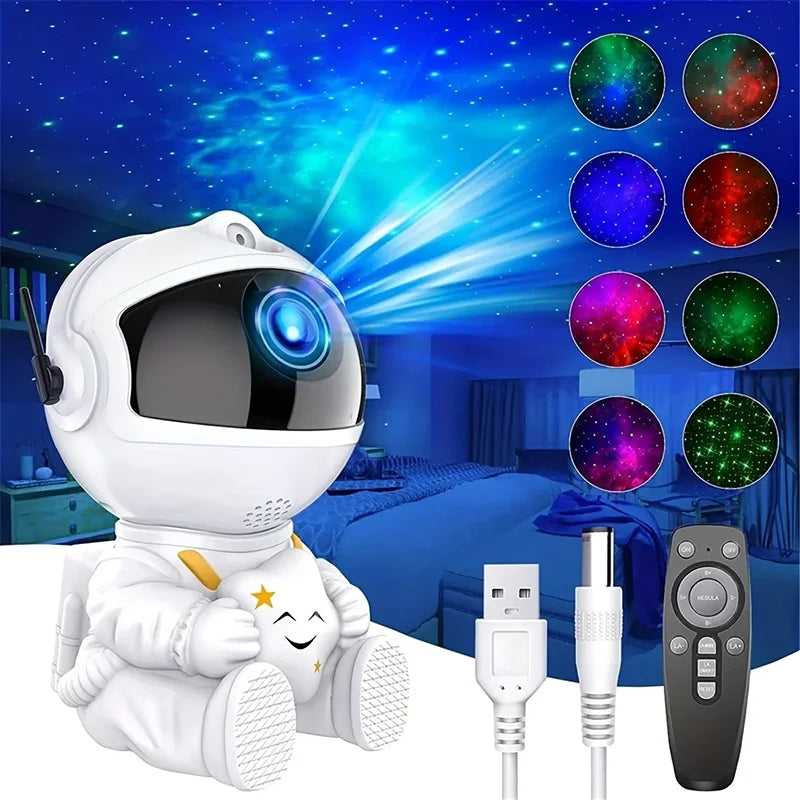 Astronaut Projector Night Light Nebula Galaxy Star Ceiling Galaxy Lights Home Party Decorative Bedroom Children Kids Gift