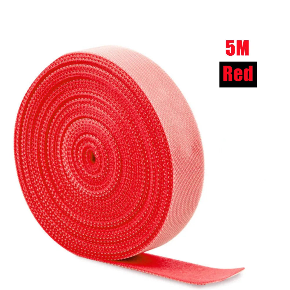 Toocki 5m Organizer Cable Management Tearable Organizador Cables 10mm Width Winder Ties Phone Accessories Wire Cord Organizer