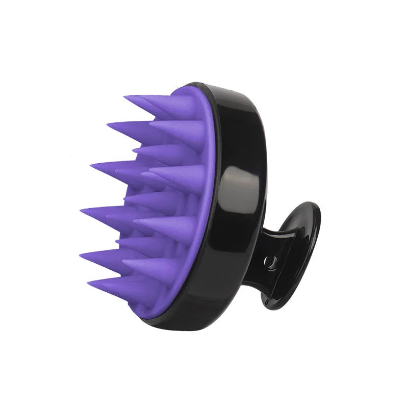 Silicone Shampoo Brush Head Scalp Massage Comb Hair Root Itching Clean The Scalp Thoroughly Body Massage Brush Bath Brush
