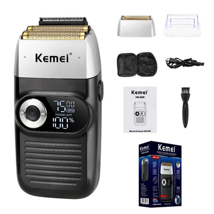 Kemei-Professional Hair Clipper Kit, Electric Shaver, Male Hair Cutting Machine, Men's Trimmer Machine, KM-2299, KM-2026,KM-5083