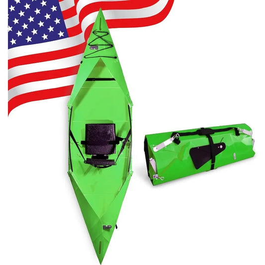 Tucktec 10' PRO Foldable Kayak - Full Size Folding Kayak - Portable Kayak for Adults - Made in USA
