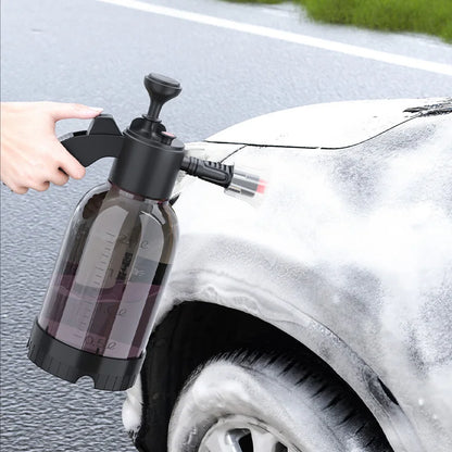 SEAMETAL 2L Car Wash Spray Bottle Foam Sprayer Hand Pump Foam Sprayer Car Air Pressure Spray Washer Auto Window Cleaning Tools