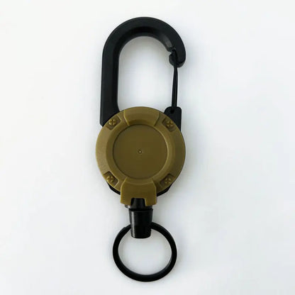 1/3Pcs Automatic Retractable Wire Rope Antitheft Easy-to-pull Buckle Rope Elastic Keychain Sporty Retractable Key Ring Anti Lost
