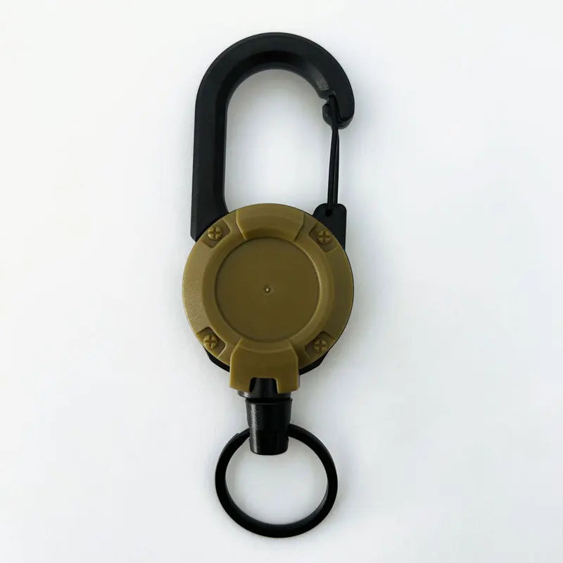 1/3Pcs Automatic Retractable Wire Rope Antitheft Easy-to-pull Buckle Rope Elastic Keychain Sporty Retractable Key Ring Anti Lost