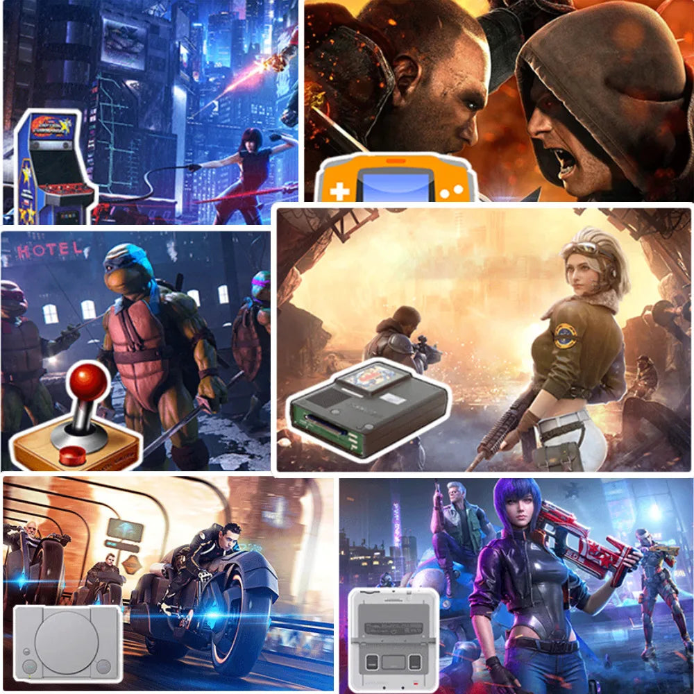 Game Stick Video Console 30000 Games Double Wireless Controller Gamestick Retro Games Consola 4K Output, 15 Classic Emulators