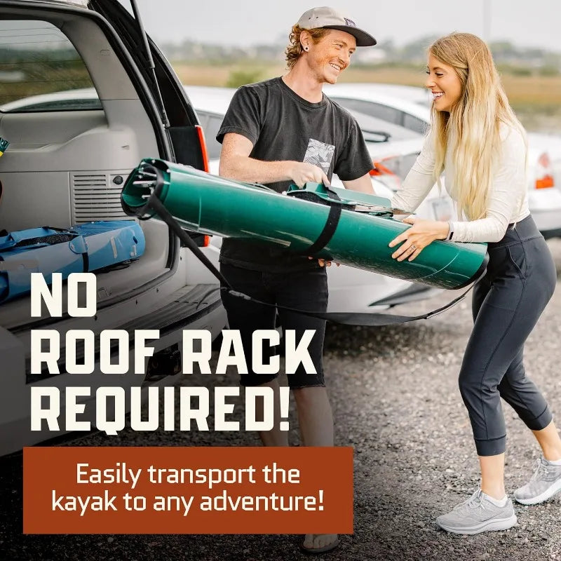 Tucktec 10' PRO Foldable Kayak - Full Size Folding Kayak - Portable Kayak for Adults - Made in USA