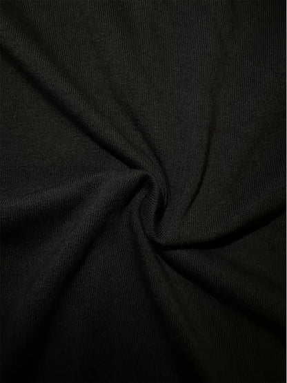 1pc Unisex Cotton Crew Neck T-Shirt - Casual Style, Geometric Tractor Print, All-Season Comfort