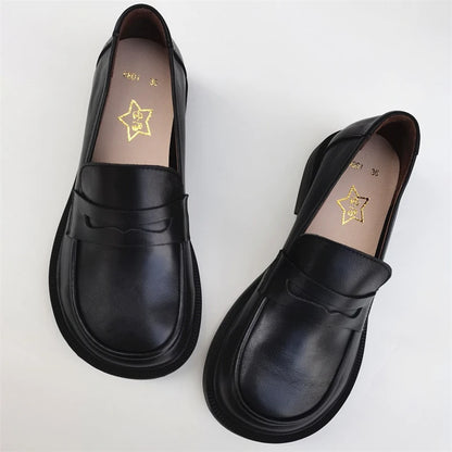 Careaymade-Women's Casual Shoes Slip on Oxford Shoes for Men Cowhide Leather shoes Male Work Shoes Spring Autumn Large size shoe