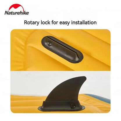 Naturehike 2023NEW LOUD inflatable kayak portable folding 210D nylon water attack boat fishing boat water sports 1-2 people