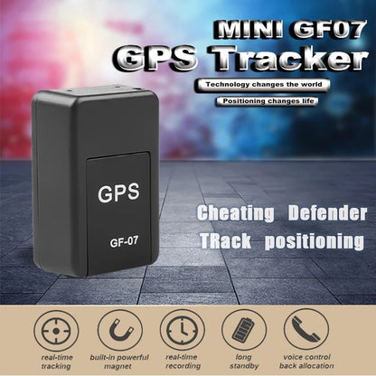 Mini GF07 GPS Car Tracker Real Time Tracking AntiTheft Anti Lost Locator Strong Magnetic Mount SlMMessage Positioner
