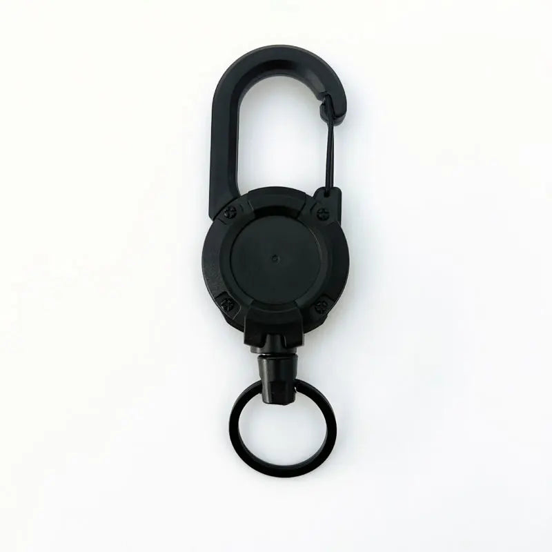 1/3Pcs Automatic Retractable Wire Rope Antitheft Easy-to-pull Buckle Rope Elastic Keychain Sporty Retractable Key Ring Anti Lost