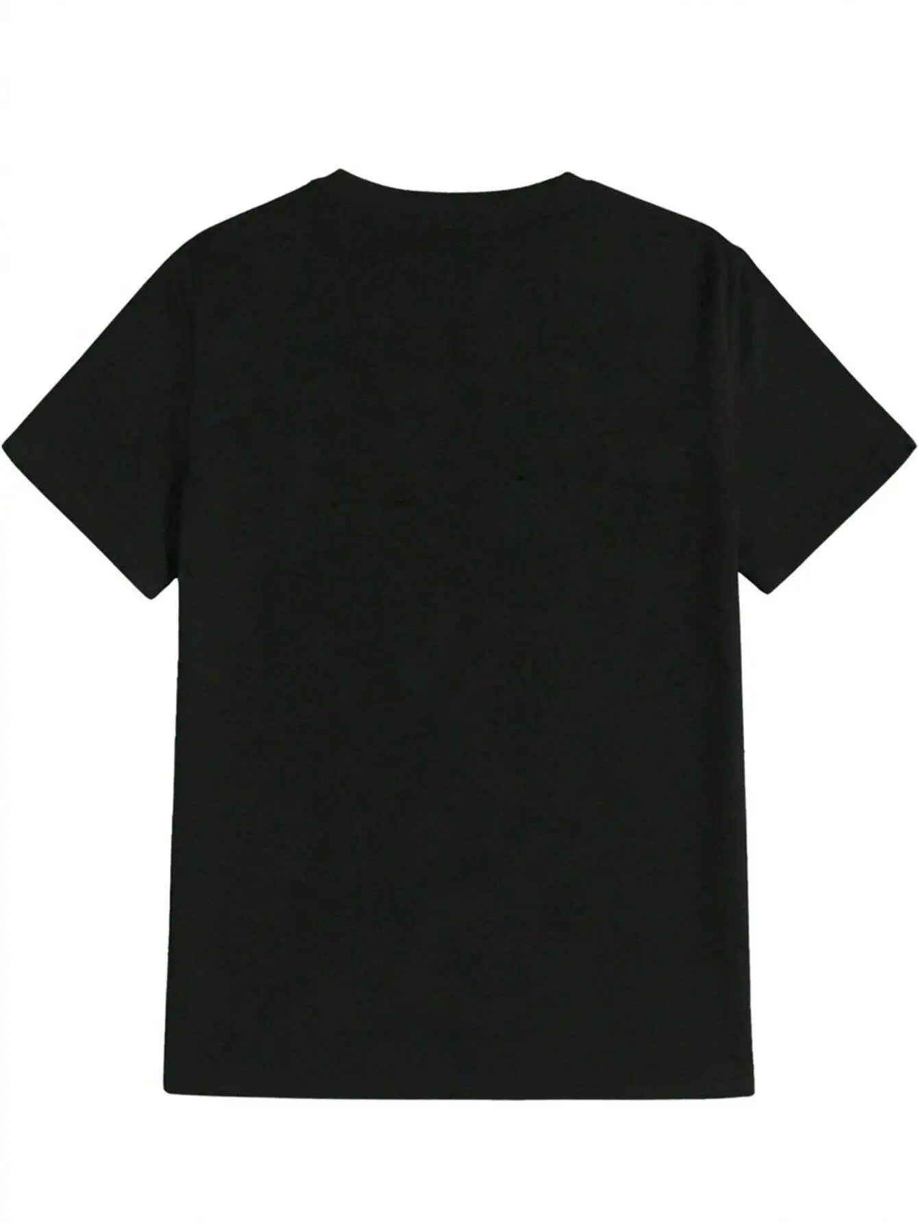 Men's Black Graphic T-Shirt - Pulp Fiction Inspired Design, Casual Crew Neck, Short Sleeve, Summer Polyester Tee