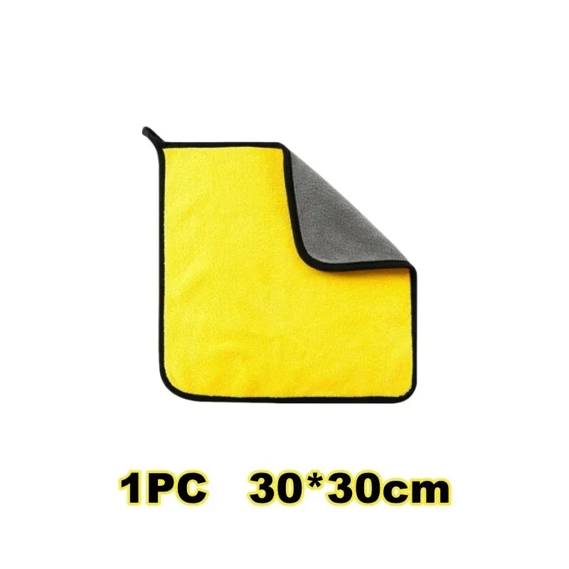 Cars Wash Microfiber Towel 30x30/60CM Car Cleaning Drying Cloth Hemming Cars Care Cloth Detailing Car Wash Towel