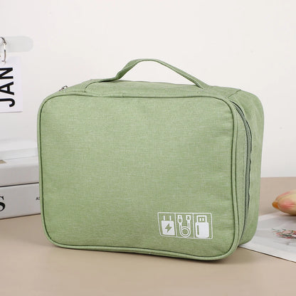 Cable Storage Bag Waterproof Digital Electronic Organizer Portable USB Data Line Charger Plug Storage Bag Travel Cable Organizer