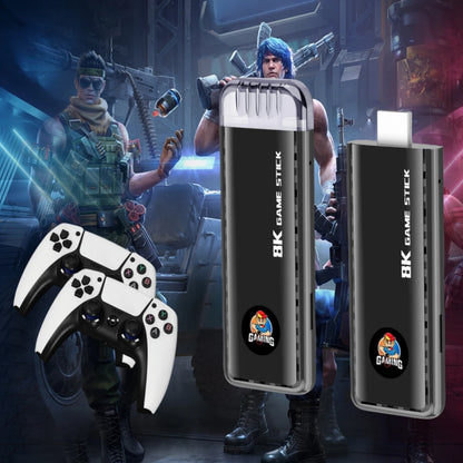 Game Stick Video Console 30000 Games Double Wireless Controller Gamestick Retro Games Consola 4K Output, 15 Classic Emulators