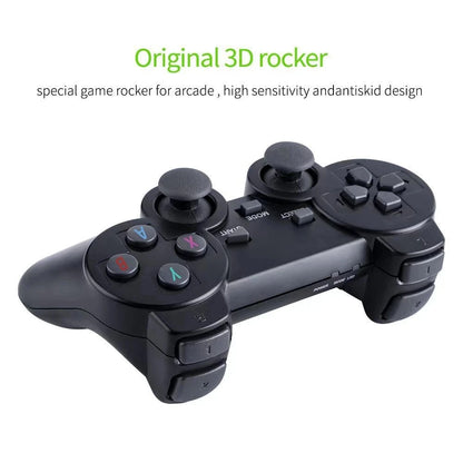 2025 NEW Video Game Consoles Built-in 10000 Retro Games Stick 2.4G Wireless Controller Mini Family 4k TV Video Gamestick For Kid
